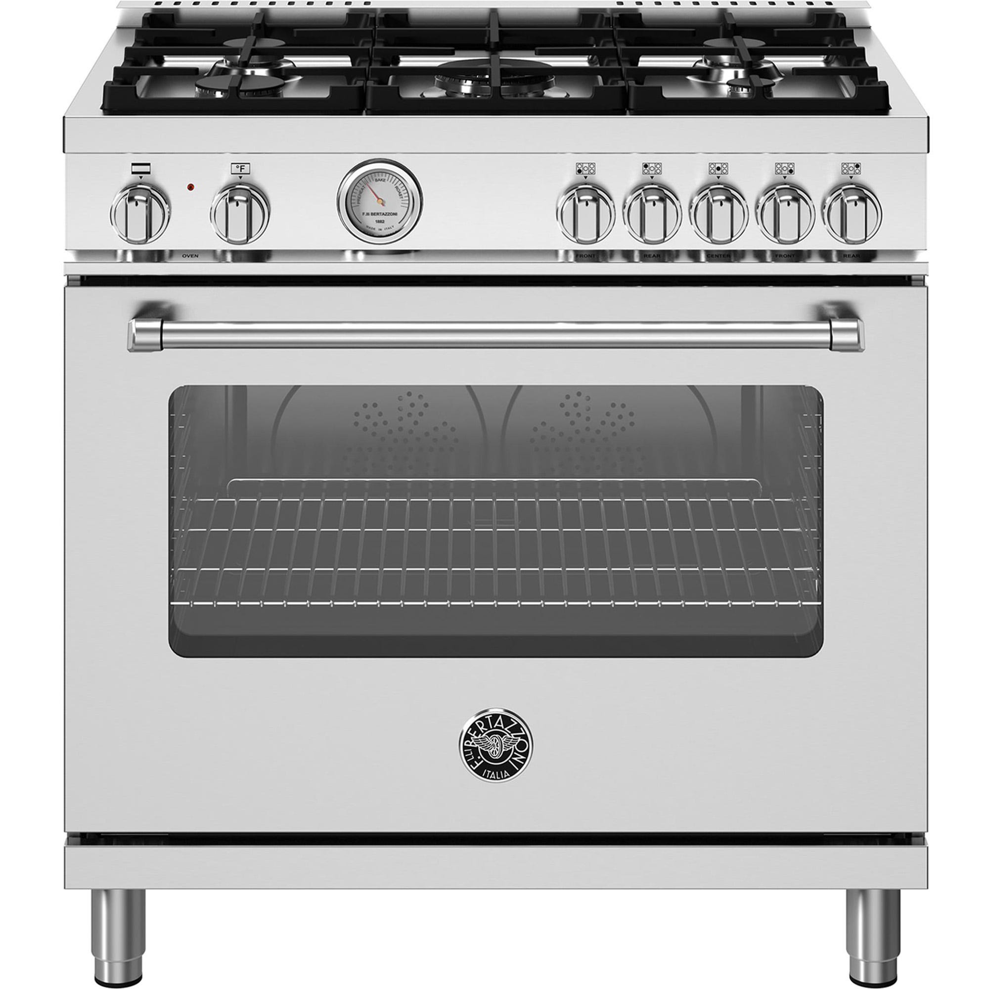 Bertazzoni 36 inch Single Oven Dual Fuel Range