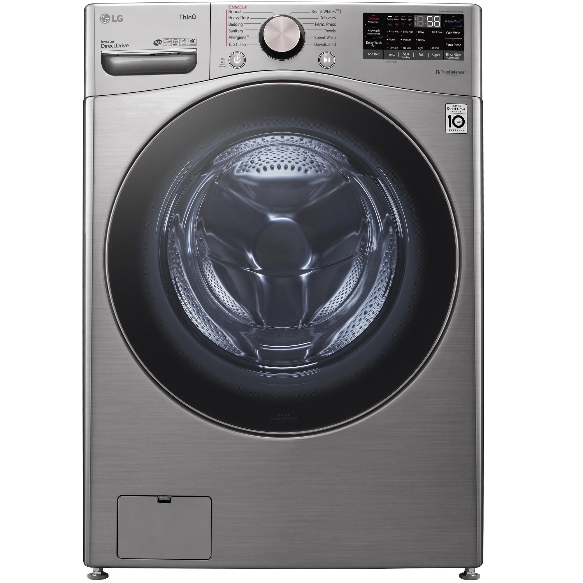 LG 5.2 cu.ft. Stackable Front Load Steam Washer