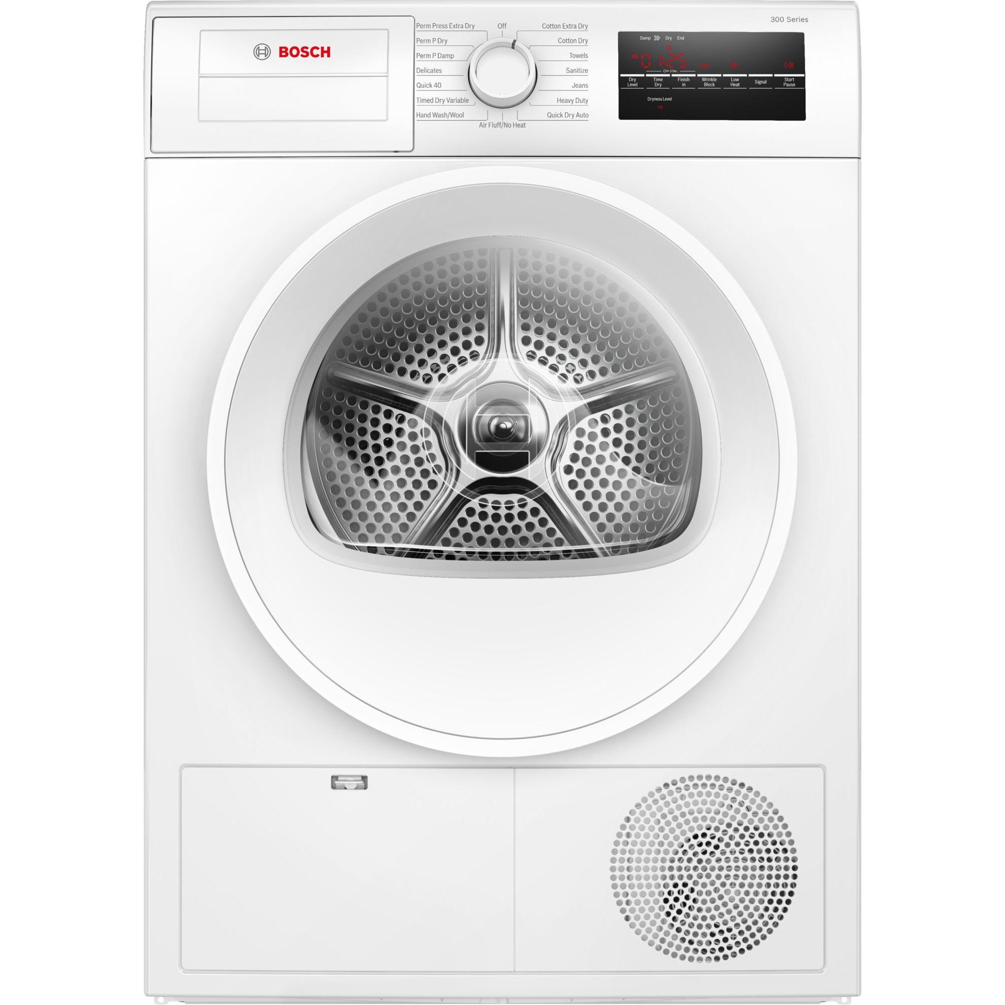 Bosch 300 Series 4.0 cu.ft. Stackable Condensation Dryer