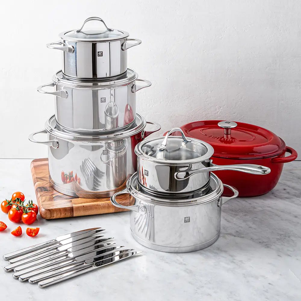 Zwilling 10 Piece Cookware Set
