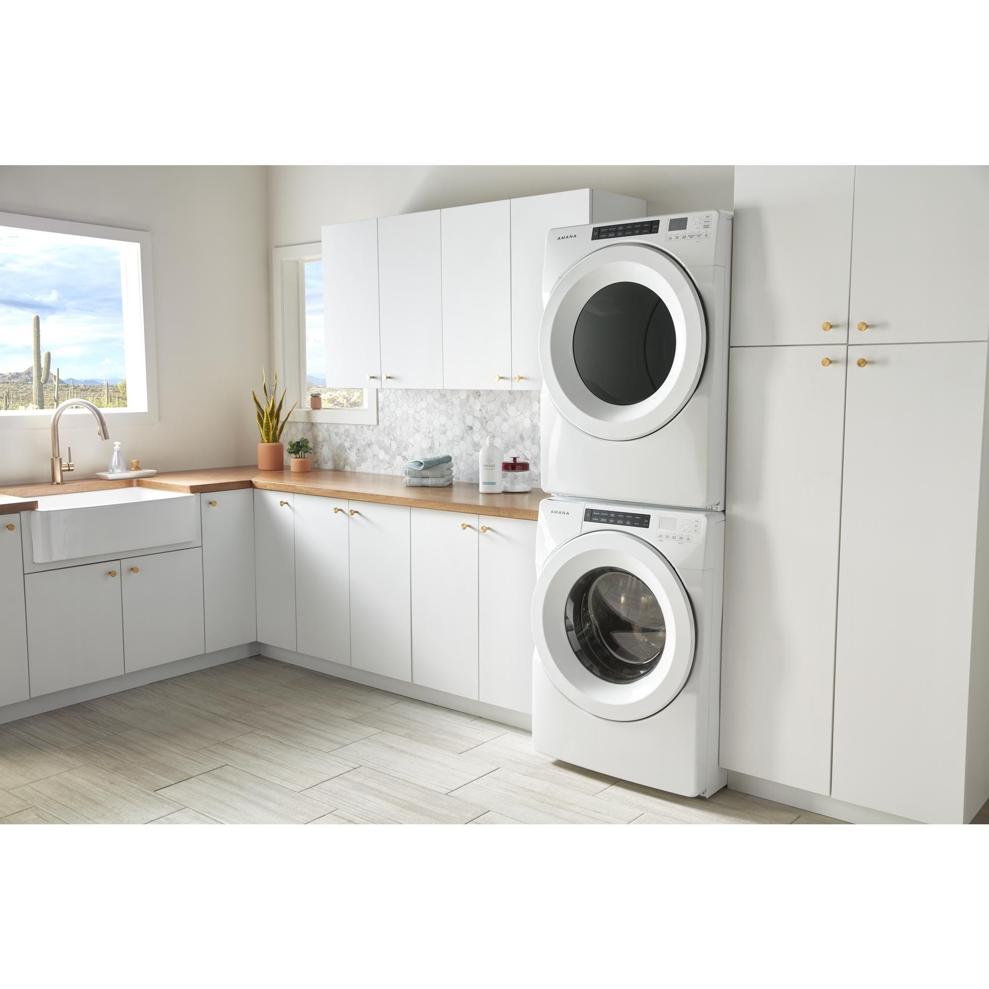 Amana stackable washer on sale and dryer kit