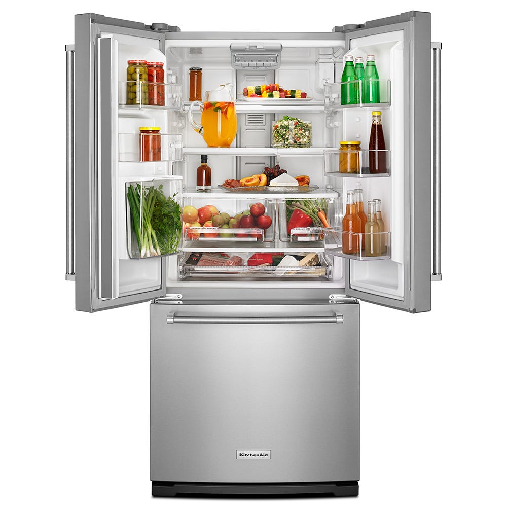 Kitchenaid 19 68 Cu Ft Bottom Freezer Refrigerator Trail Appliances