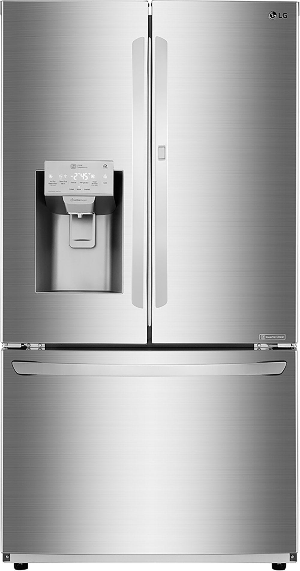 Lg 27 7 Cu Ft Bottom Freezer Refrigerator Trail Appliances