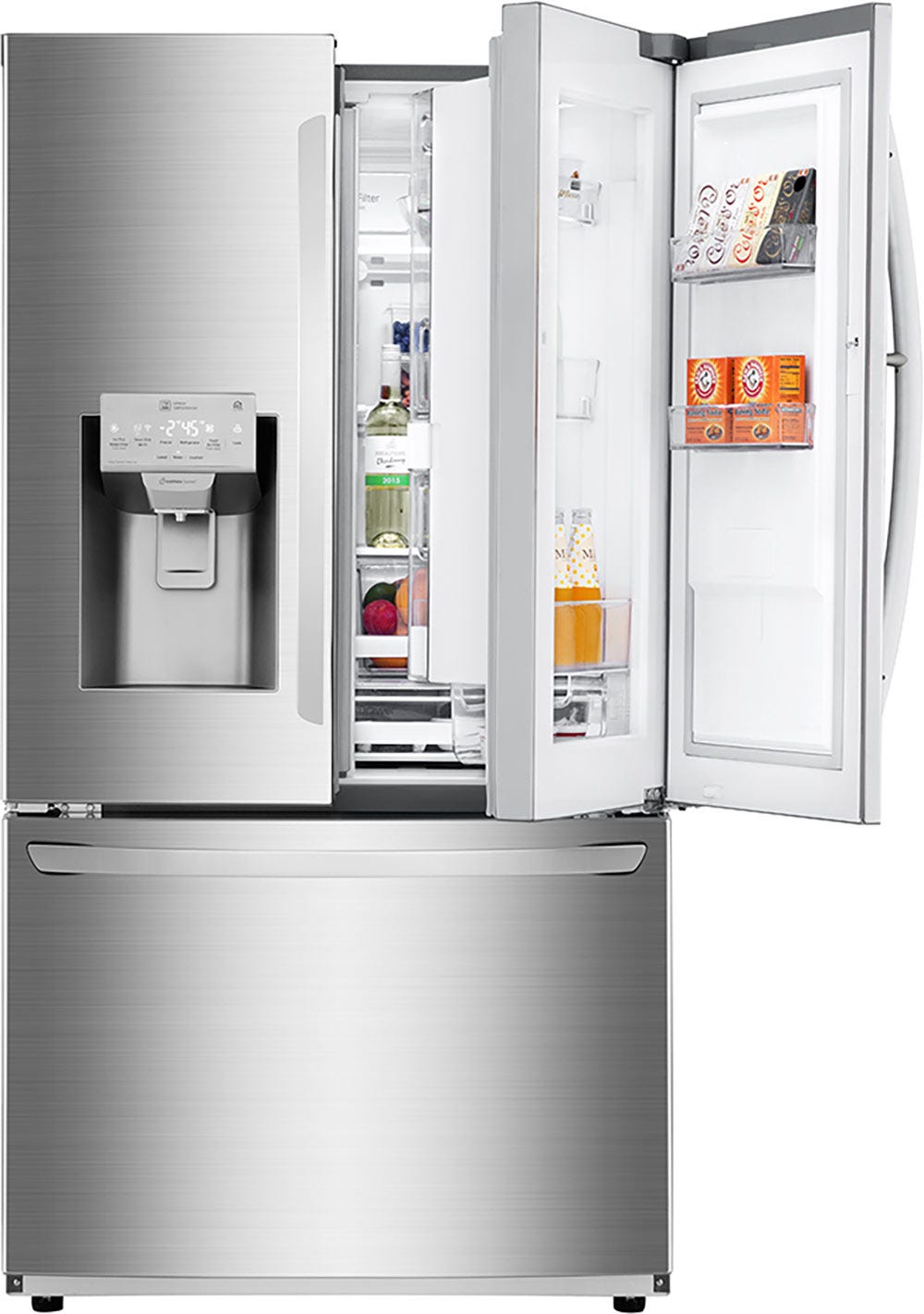 Lg 27 7 Cu Ft Bottom Freezer Refrigerator Trail Appliances