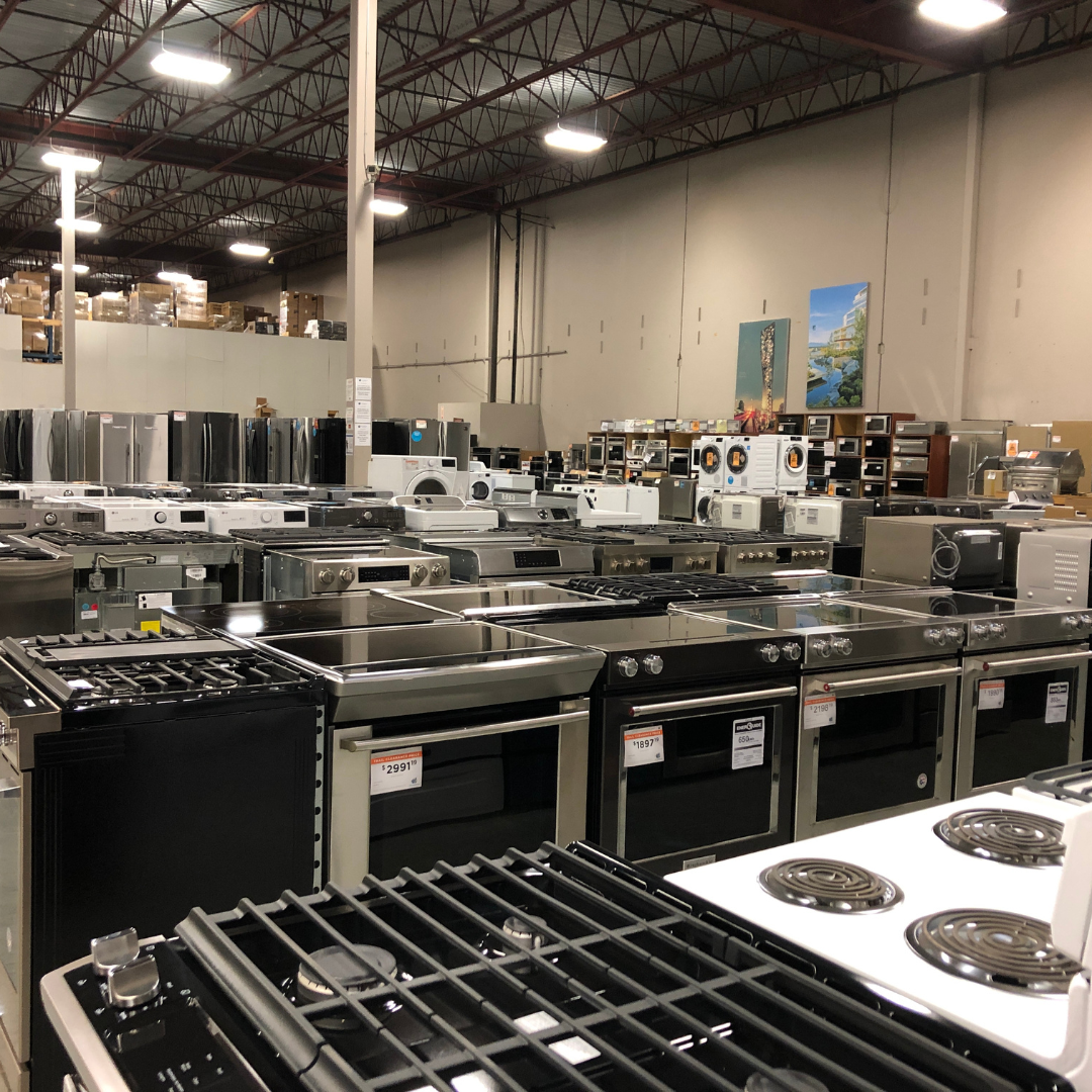 outlet centers filled with clearance priced home appliances visit Trail Appliances Annacis Island Outlet Center