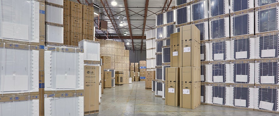 many appliance retailers are experiencing inventory issues and delivery delays