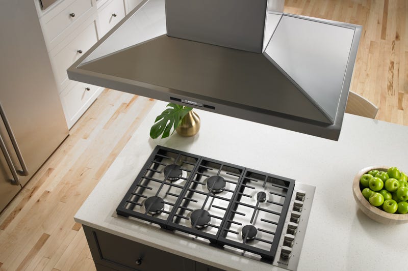 Hood Fan over a Kitchen Island